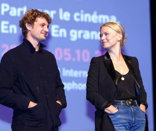 Virginie Efira et Niels Schneider complices depuis le premier jour, au Festival du film francophone en Belgique en septembre 2018