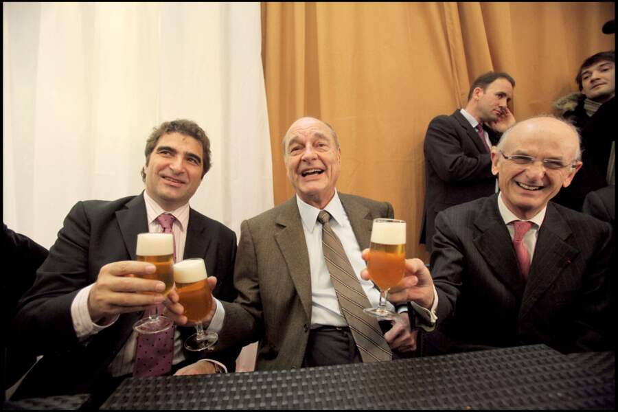 Jacques Chirac et Christian Jacob au Salon de l'Agriculture en 2009