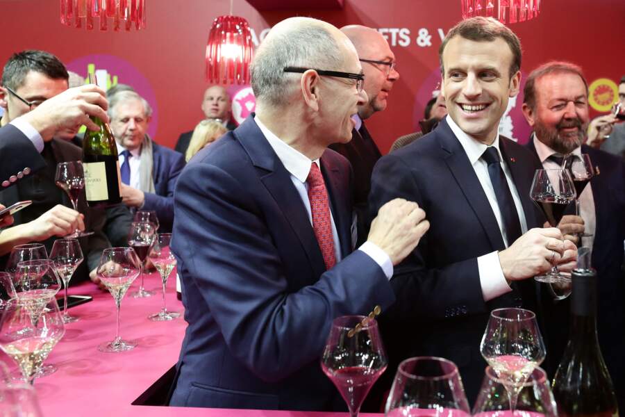 Emmanuel Macron au Salon de l'Agriculture le 24 février 2018