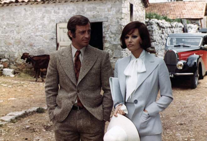 Jean-Paul Belmondo et Claudia Cardinale étaient très amis (1972)