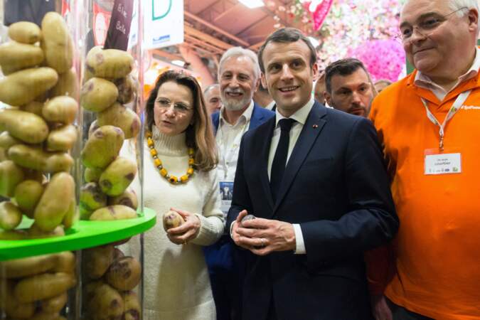 Emmanuel Macron au Salon de l'Agriculture le 23 février 2019