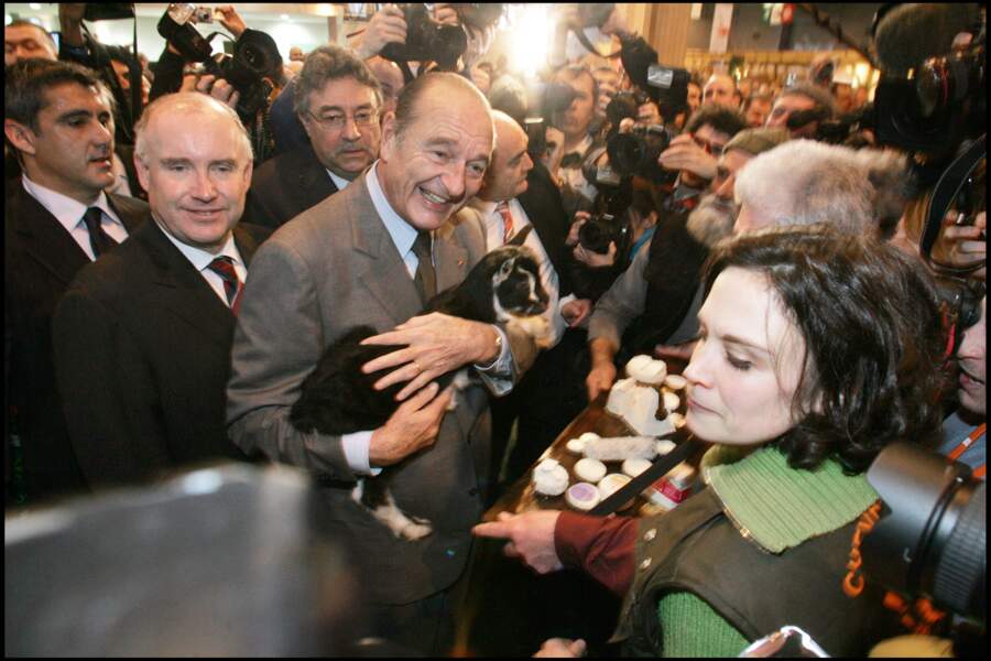 Jacques Chirac au Salon de l'Agriculture en 2007