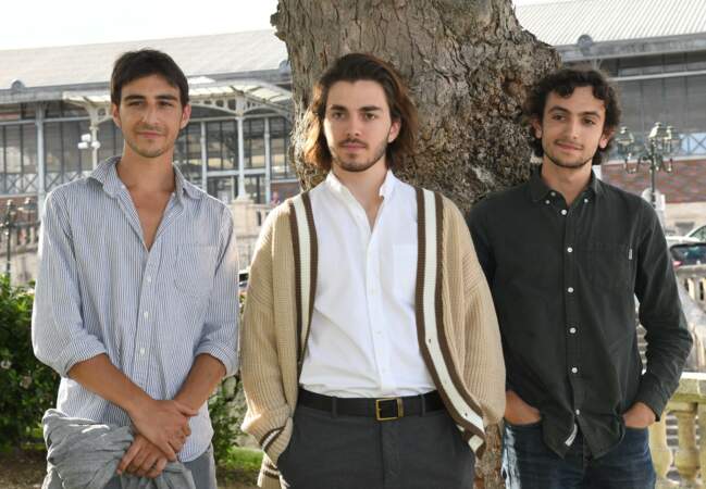 Ben Attal, Panayotis Pascot et Pablo Venzal au Festival d'Angoulême, le 20 août 2019. 