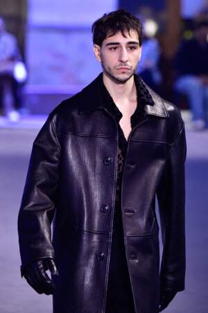 Ben Attal au défilé de mode prêt-à-porter automne-hiver 2022/2023 AMI lors de la fashion week de Paris, le 19 janvier 2022.