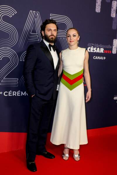 Pio Marmaï et Charlotte Ranson aux César 2022, le 25 février 2022