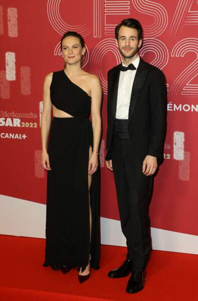 Ana Girardot et Bertrand Usclat lors des César à l'Olympia à Paris le 25 février 2022