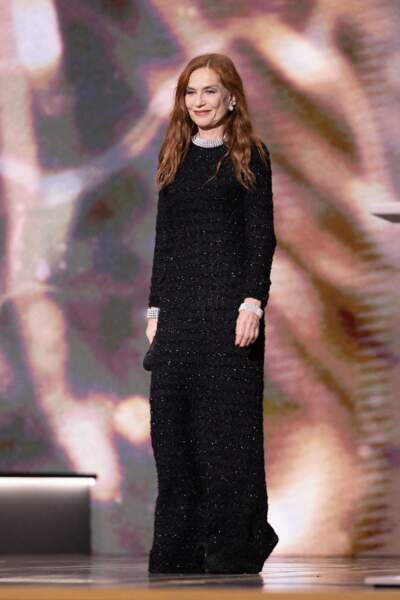 Isabelle Huppert à la 47ème édition de la cérémonie des César à l'Olympia à Paris le 25 février 2022