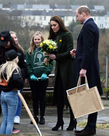 Kate et William ont été accueillis comme des rois par les membres du centre communautaire de Blaenavon, au Pays de Galles, le 1er mars 2022.