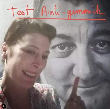 Marie Agnès Gillot dans les coulisses des Enfoirés 2022.
