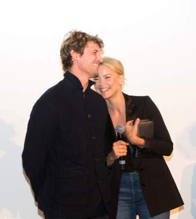 Virginie Efira et Niels Schneider lors de la 33ème edition du festival du film francophone à Namur en Belgique le 29 septembre 2018.  