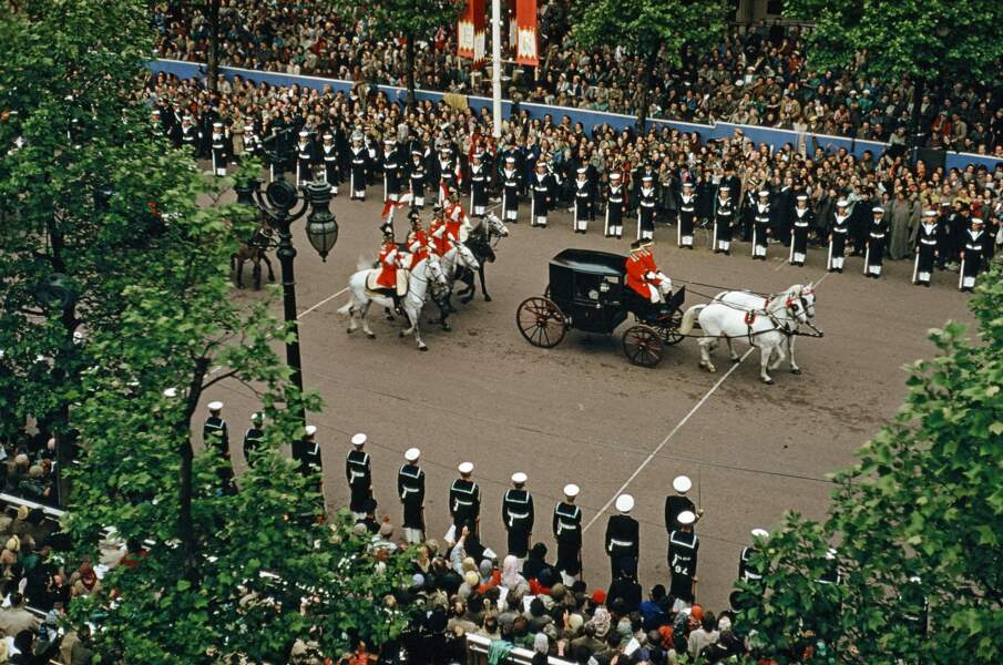 Rétrospective du couronnement de la reine Elizabeth II d’Angleterre, à Londres, le 2 juin 1953. 