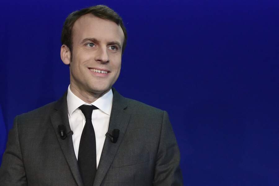 Emmanuel Macron fait son QG de campagne à Paris le 19 janvier 2017.
