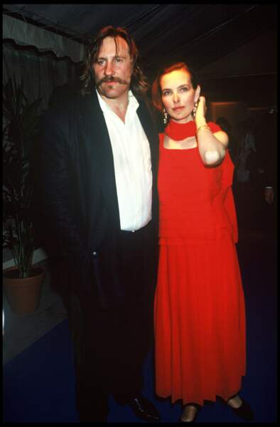 Gérard Depardieu et Carole Bouquet au Festival de Cannes (1989)