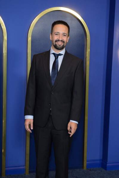 L'acteur et réalisateur in-Manuel Miranda était invité au photocall du dîner des nominés de la 94ème édition des Oscars à Los Angeles, le 7 mars 2022.