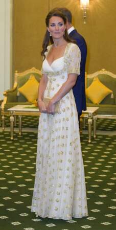 Kate Middleton, en robe Alexander Mc Queen, le 13 septembre 2012