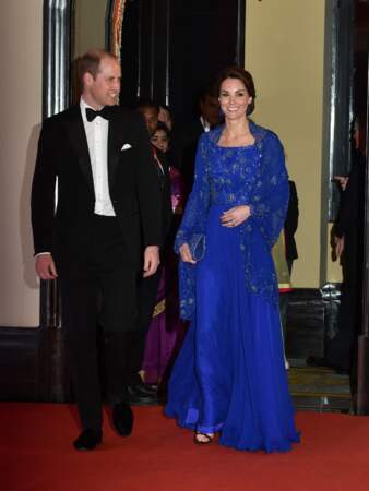 Kate Middleton, en robe Jenny Packham, le 10 Avril 2016