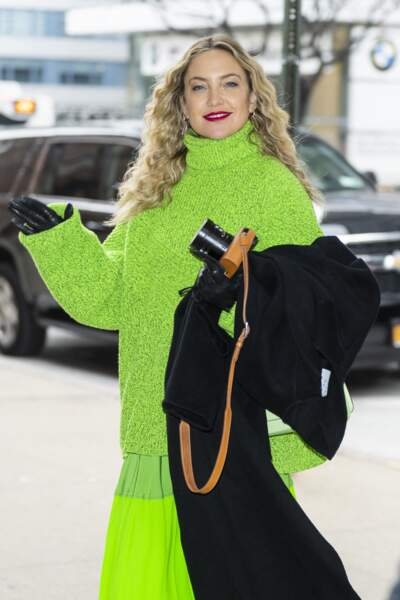 Kate Hudson à New York le 25 janvier 2022.