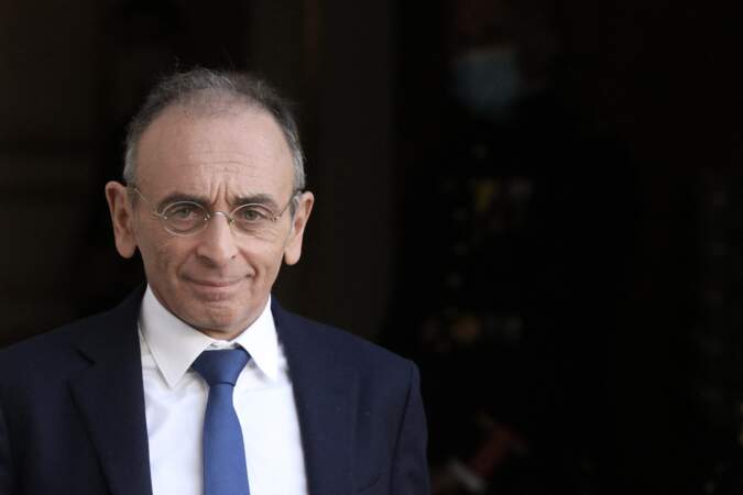  Eric Zemmour était reçu avec les autres candidats à l'élection présidentielle par le Premier ministre  à l'hôtel Matignon, à Paris le 28 février 2022