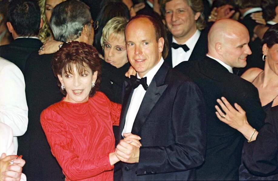 Albert II et sa cousine Elizabeth-Ann de Massy en 2001
