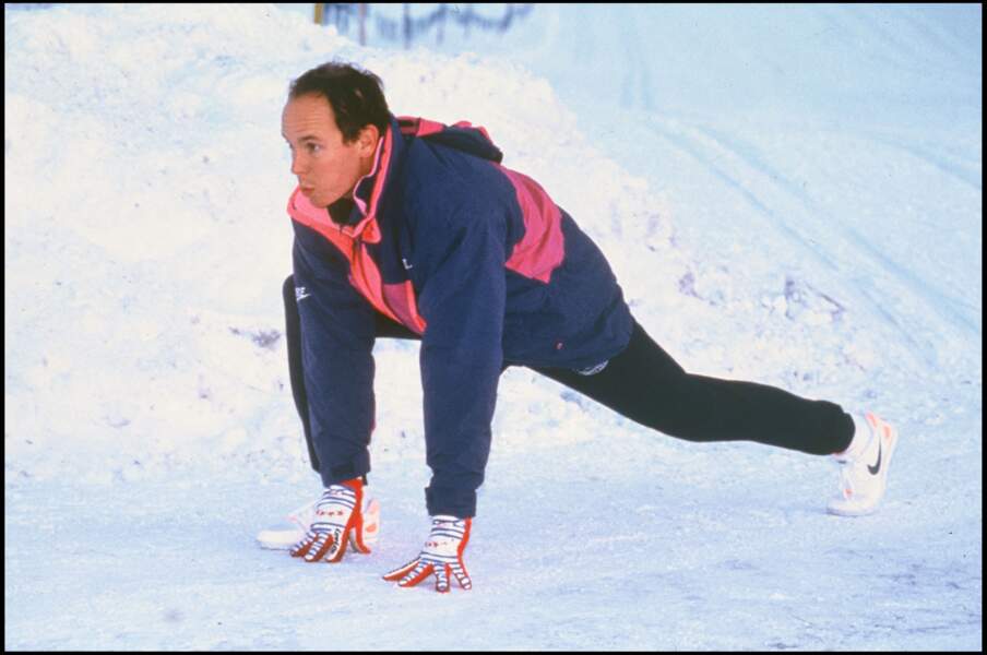 Le prince de Monaco a fait beaucoup de ski, notamment en 1991