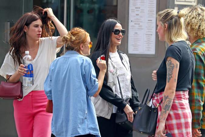 L'actrice américaine Demi Moore profite de sorties dans les rues de New York pour passer du temps avec ses trois filles. 