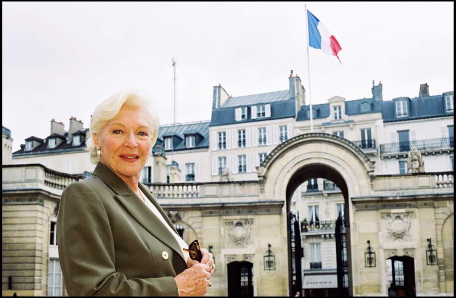 Lien Renaud arrive au palais de l'Élysée, le 13 novembre 2000.
