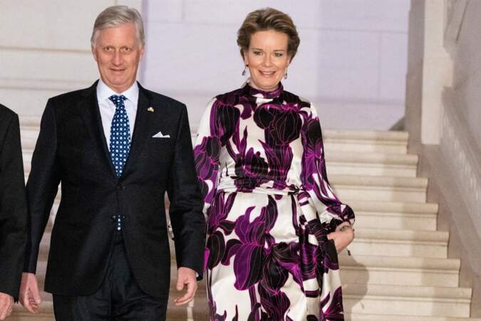 Le roi Philippe et la reine Mathilde de Belgique ont accueilli des réfugiés.