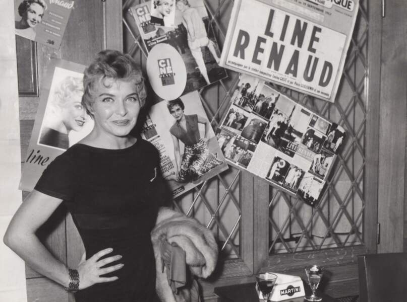 Line Renaud une vraie star lors de son arrivée en Belgique dans les années 1960.