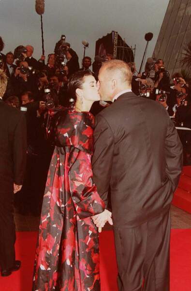 Bruce Willis et Demi Moore, au festival de Cannes en 1997