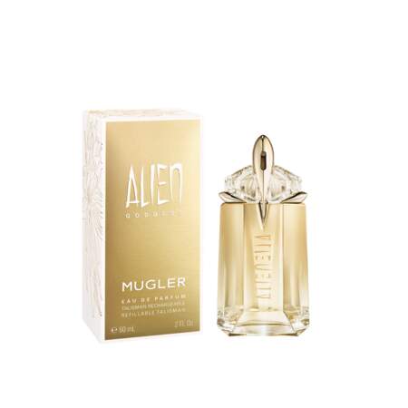 Alien Goddess Eau de Parfum, Mugler, 142€ les 90ml 