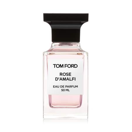 Rose D'Amalfi Eau De Parfum, Tom Ford, 215€ les 50 ml sur tomford.com