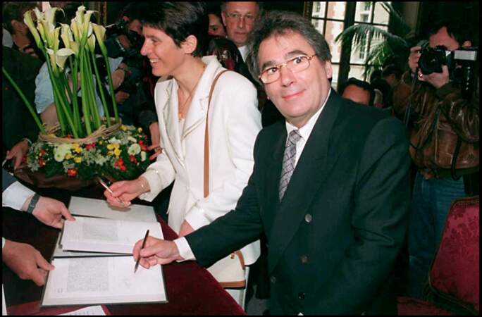 Claude Nougaro et Hélène se sont dits "oui" pour la vie en 1994.