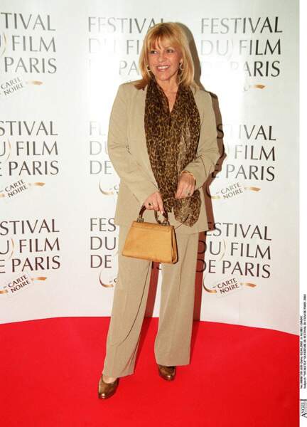 Nicoletta présente à l'ouverture du festival du film de Paris, le 2 avril 2002.