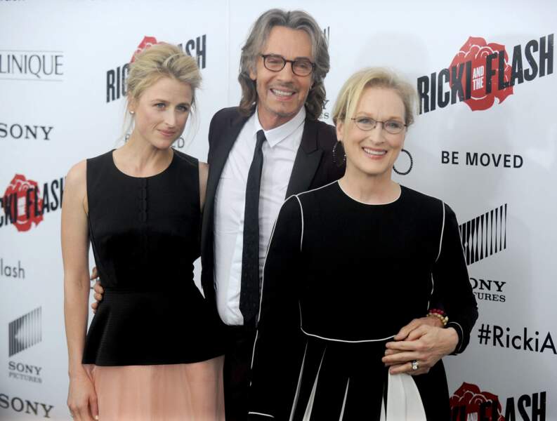 En 2015, Meryl Streep donne la réplique à sa fille Mamie Gummer dans le film "Ricki and The Flash".