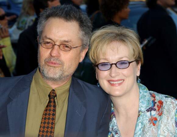 Jonathan Demme et Meryl Streep à la première de "The manchurian candidate" à Beverly Hills en 2004.