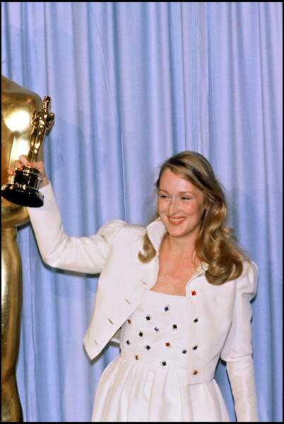 En 1980, Meryl Streep reçoit l'Oscar de la meilleure actrice dans un second rôle avec le film "Kramer contre Kramer".