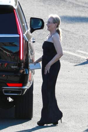Meryl Streep lors de son arrivée à la soirée des SAG Awards à Santa Monica le 27 février 2022.
