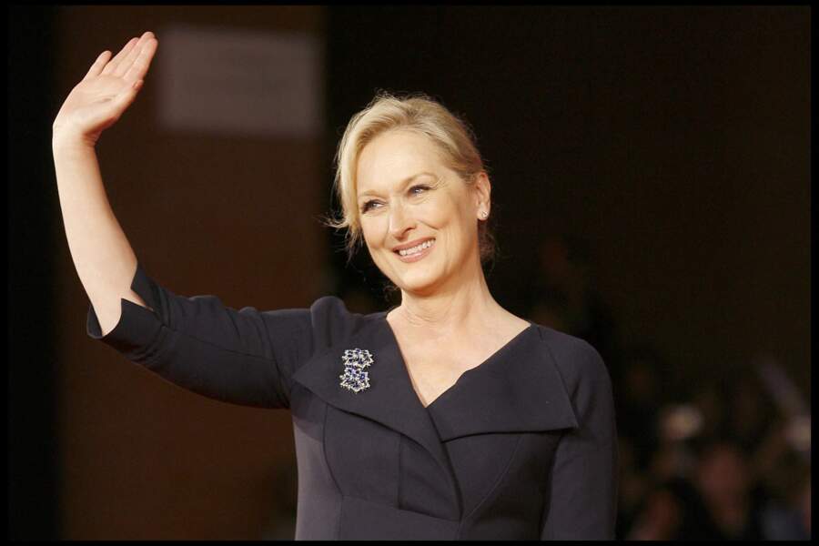 Meryl Streep au Festival international du film de Rome, où elle présente son film "Julie et Julia", en 2009.