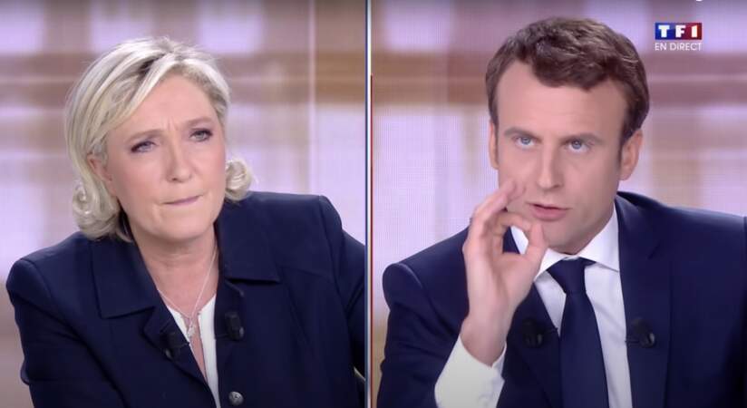 Emmanuel Macron contre les piques de Marine Le Pen avec sa punchline sur la "poudre de perlimpinpin"