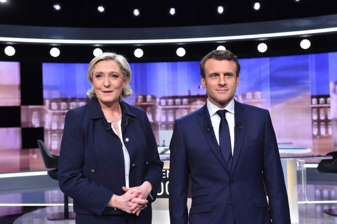 Emmanuel Macron contre Marine Le Pen au débat du 3 mai 2017