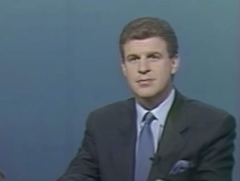 Elie Vannier en 1988, au débat opposant François Mitterrand à Jacques Chirac