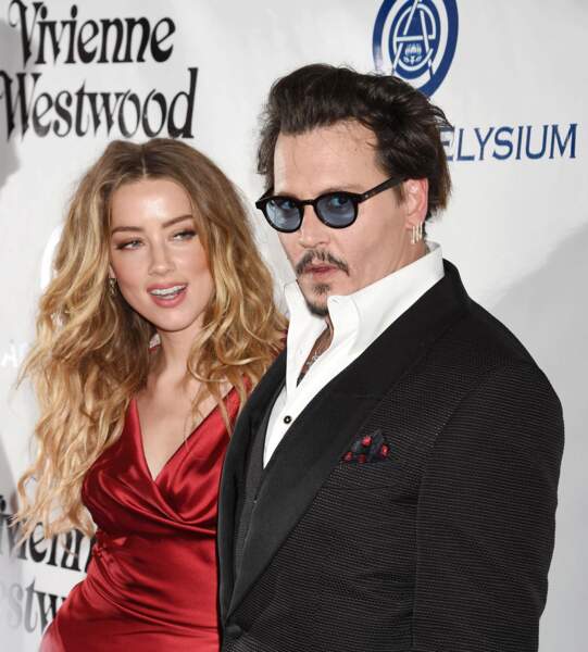 Amber Heard et son ancien époux Johnny Depp en 2016