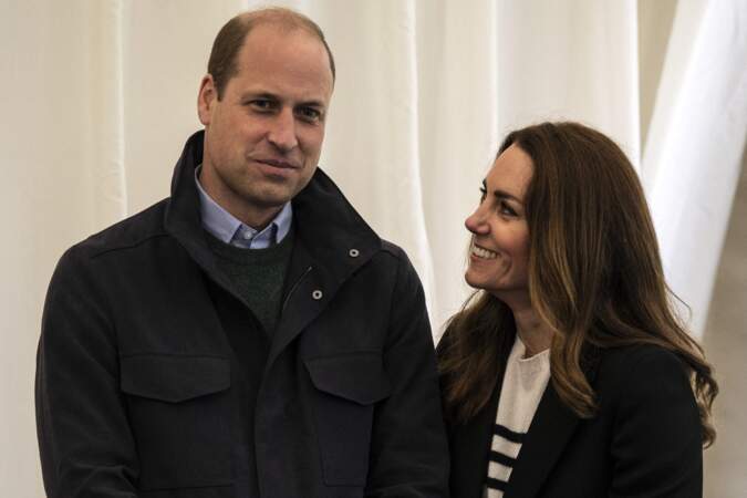 Le prince William et son épouse Kate Middleton visite à l'Université de St Andrews, Ecosse, Royaume Uni, le 26 mai 2021.