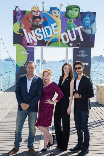 Gilles Lellouche en look sportswear au photocall "Inside Out" à Cannes le 19 mai 2015.