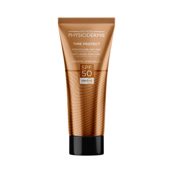 Soin solaire anti-âge SPF50, Physiodermie, 65 €