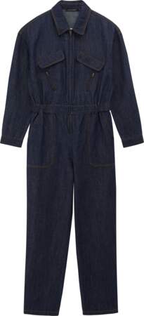 Combinaison en jean en coton et lin, Monoprix, 59,99€
