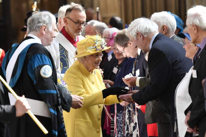 La reine Elizabeth II, à Windsor, le 18 avril 2020.