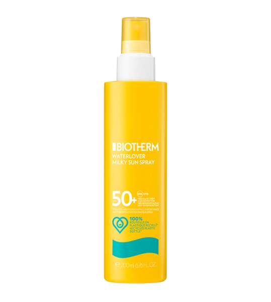 Waterlover sun spray SPF50+, Biotherm, 33,50 €