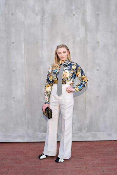 Chloe Grace Moretz porte la collection Louis Vuitton Femme Croisière 2023 à San Diego, le 12 mai 2023.