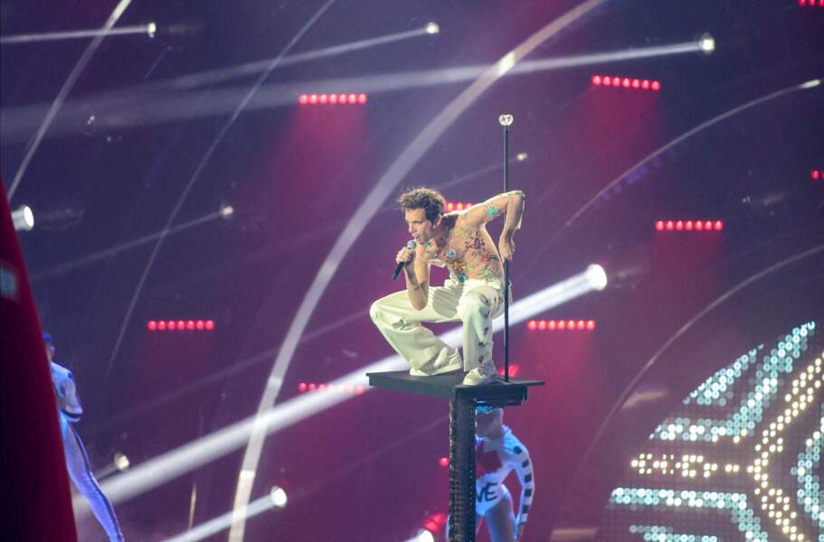 Mika, un show-man sur le plateau de l'Eurovision, samedi 14 mai 